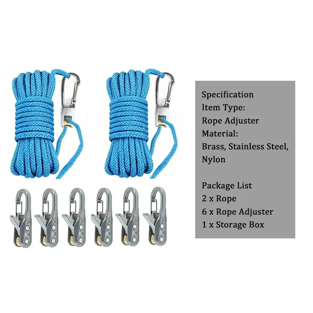 New Knot-Free Rope Tensioner Adjusters