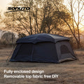 Tent outdoor camping overnight two-bedroom