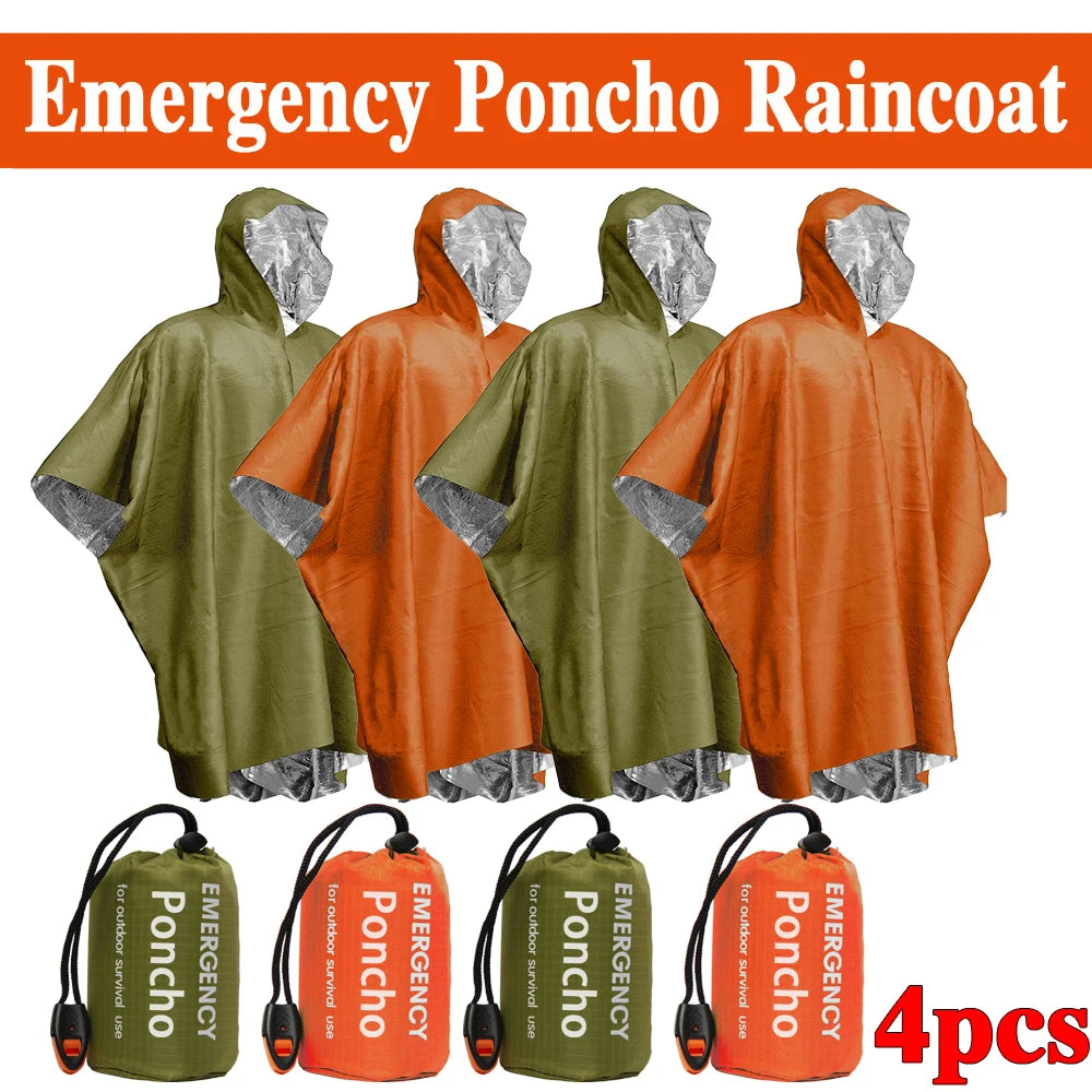 Emergency Water Proof Rain Poncho