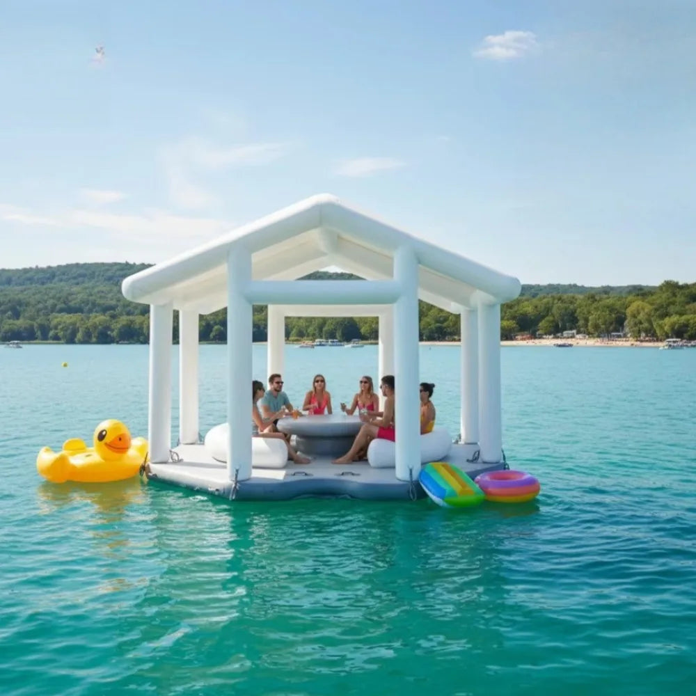 Water Party Inflatable Floating Dock Platform Sofa Boat