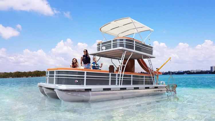 High Speed Luxury Jet Boat Aluminum Hull Inboard Engine