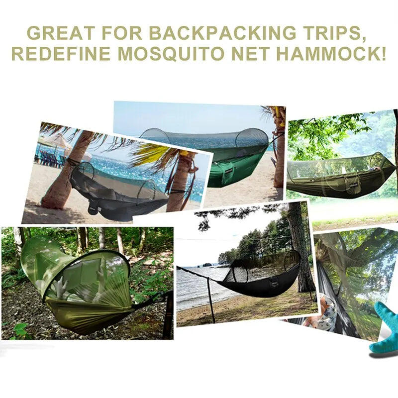 Camping Hammock with Mosquito Mesh