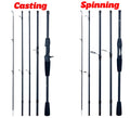 Spinning Baitcasting Travel Fishing Rod