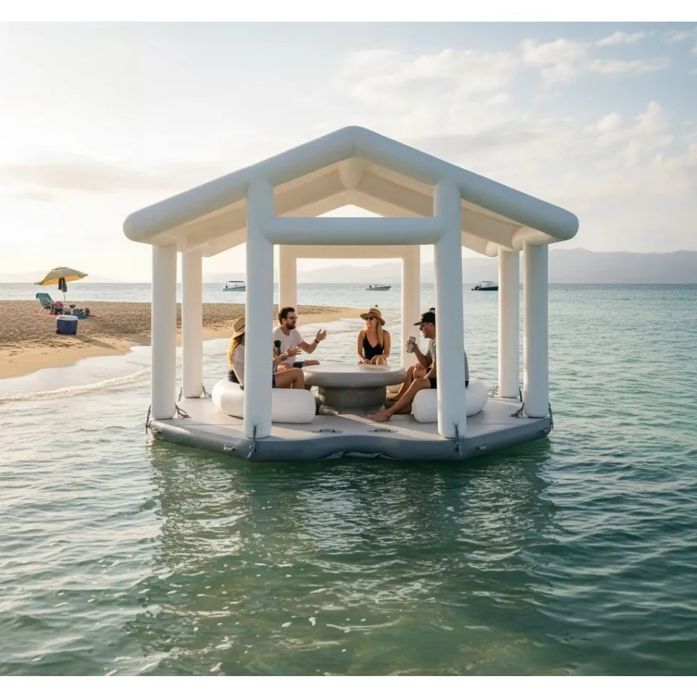 Water Party Inflatable Floating Dock Platform Sofa Boat