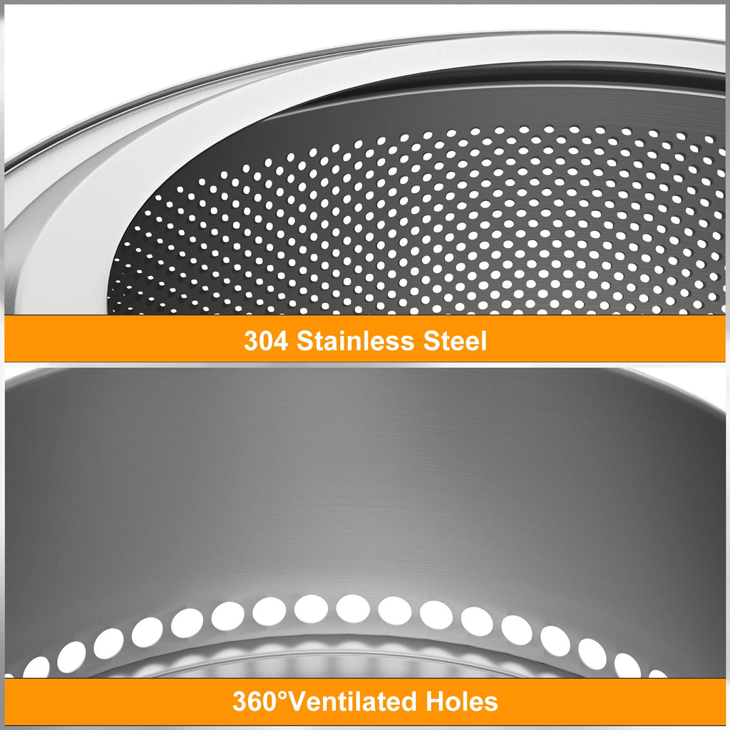 Wood Burning Stainless Steel Smokeless Fire Pit