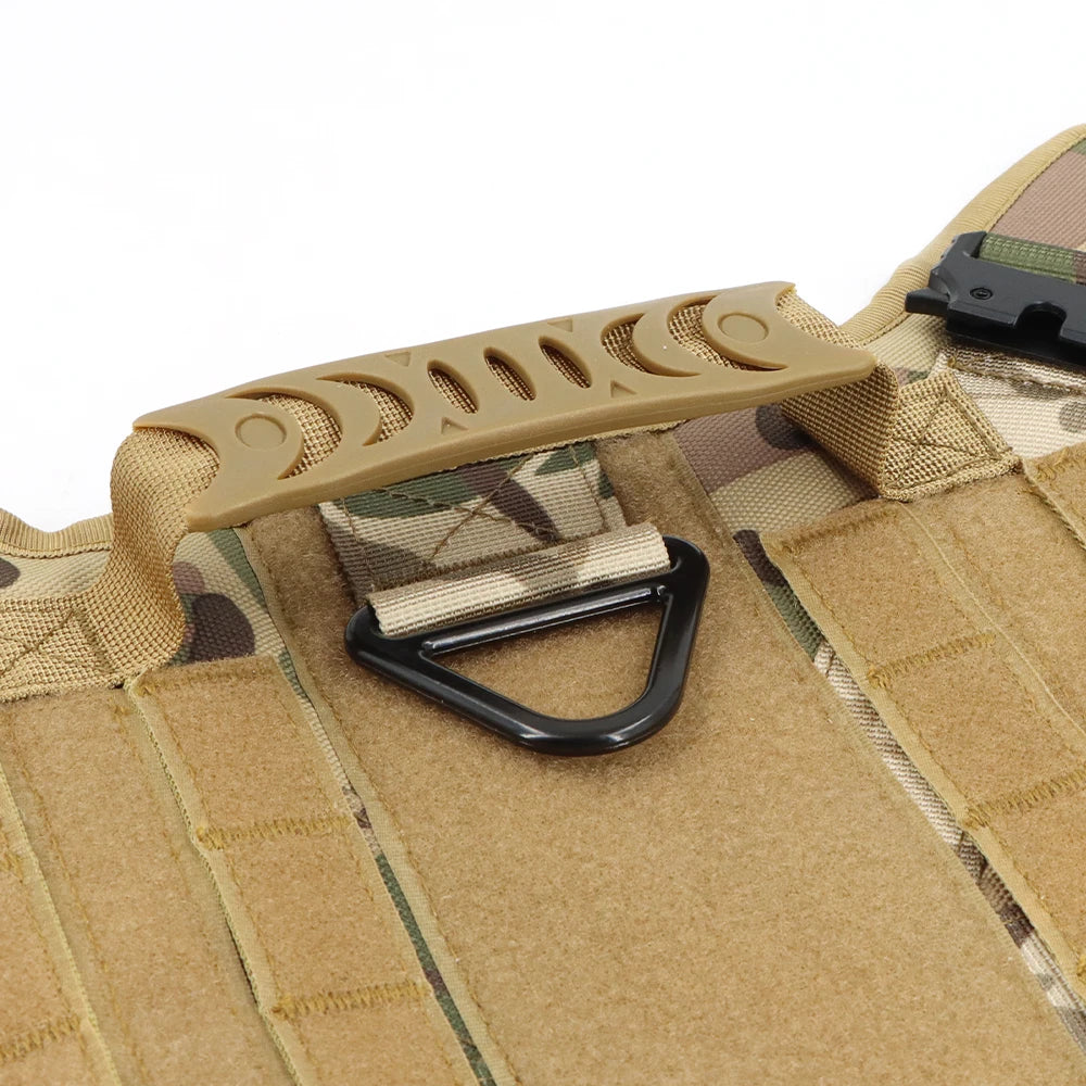 Tactical Dog Harness Leash Set for Large Dogs