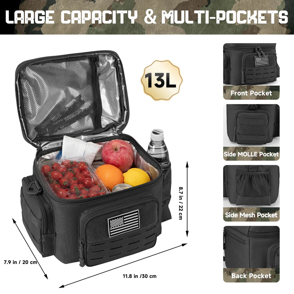 Cooler Bag   Leakproof Insulated  Meal Camping Picnic