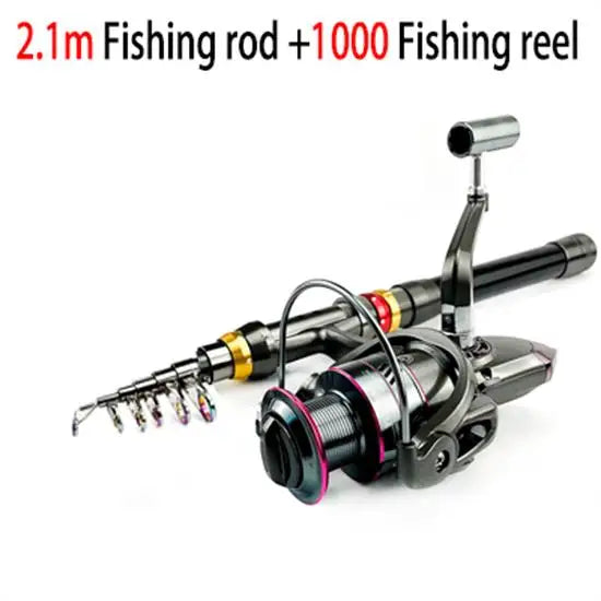 Fishing Rod And Reel Telescopic Fishing Pole