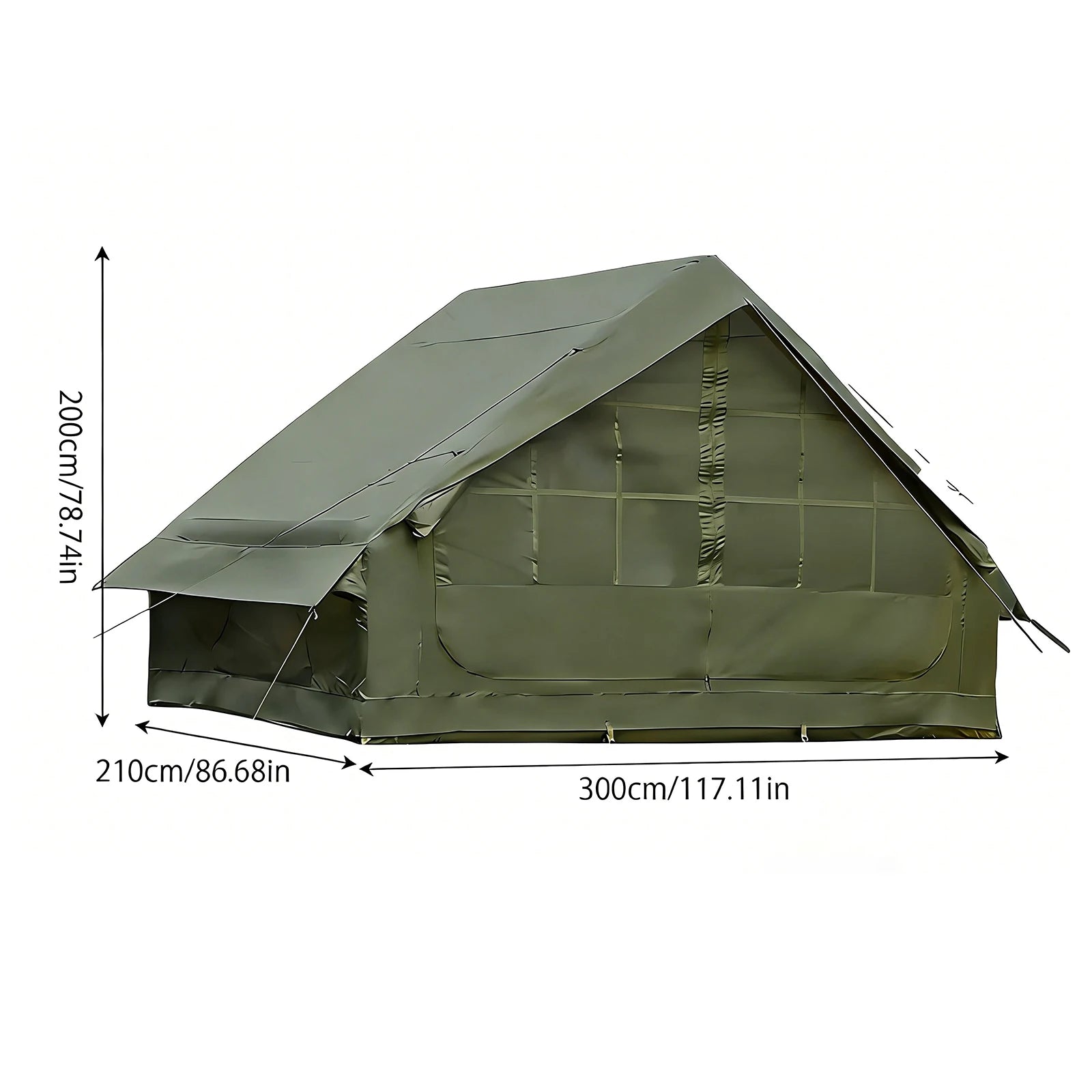 Large Inflatable Camping Tent with Skylight,