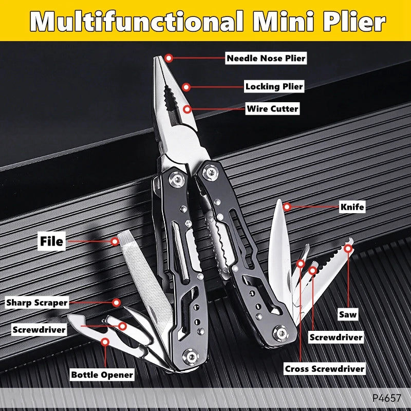 Pocket Mini Folding Small Multitool Outdoor Emergency Tool