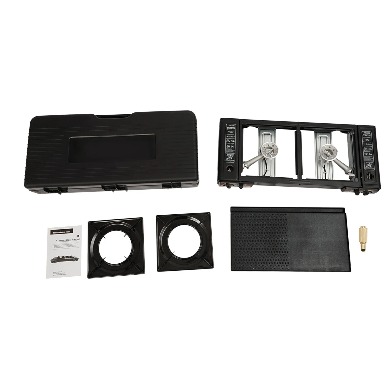 2 Burners Portable Camping Stove,