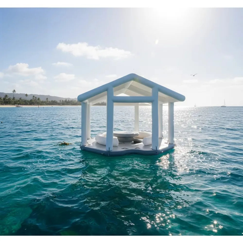 Water Party Inflatable Floating Dock Platform Sofa Boat