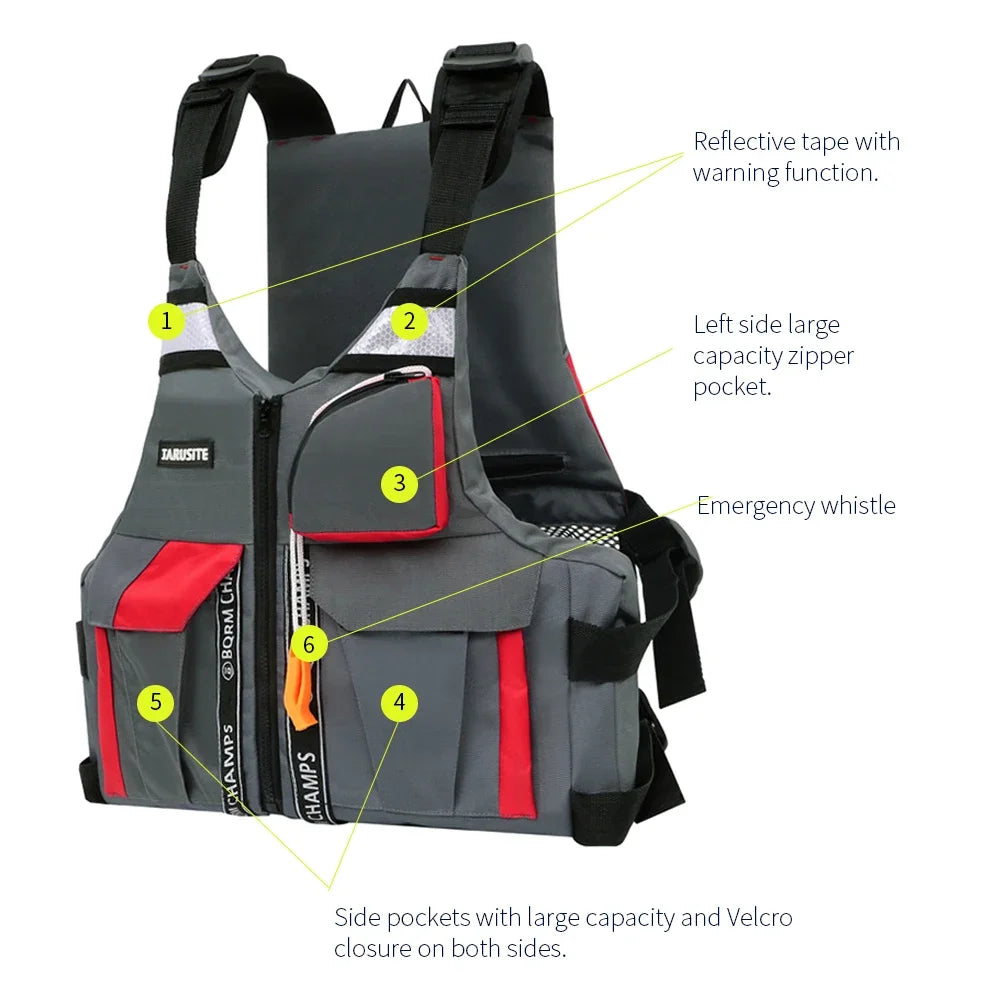High Buoyancy Fishing  Life Jacket
