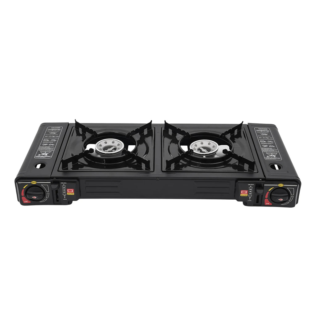 2 Burners Portable Camping Stove,