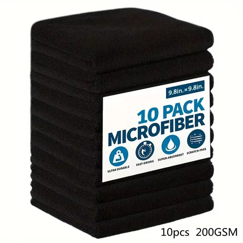 5/10/20pcs Kitchen Towel, micro Fiber Light Gray