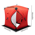 Orange/Blue/Red/Camouflage Ice Fishing Tent