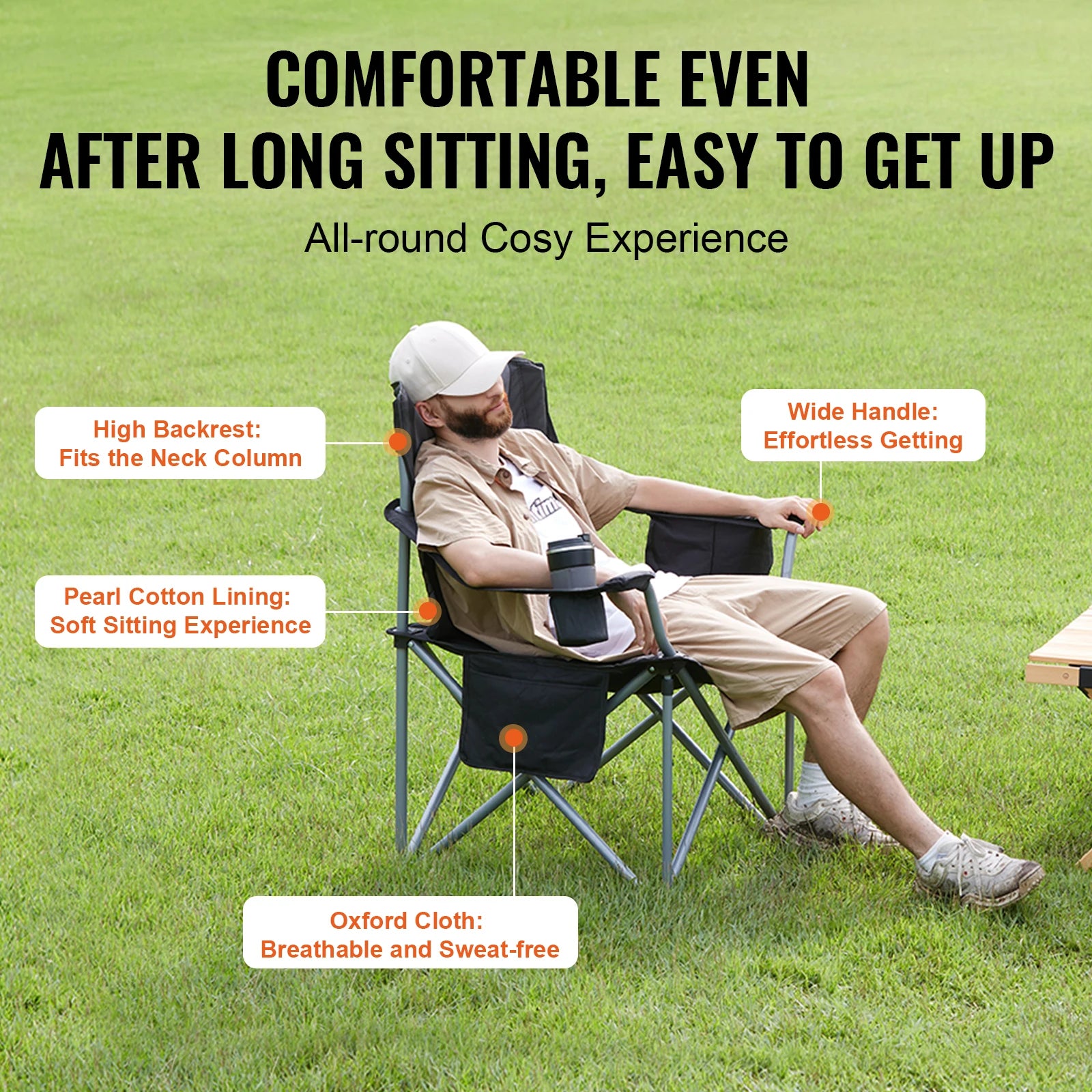 Camping Folding Chair for Adults Portable