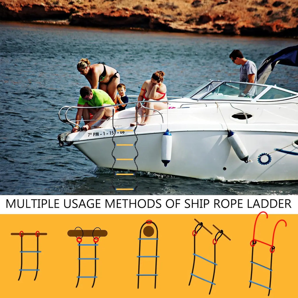Marine Rope Portable Ladder
