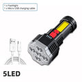 High Power Rechargeable 7 LED Flashlight