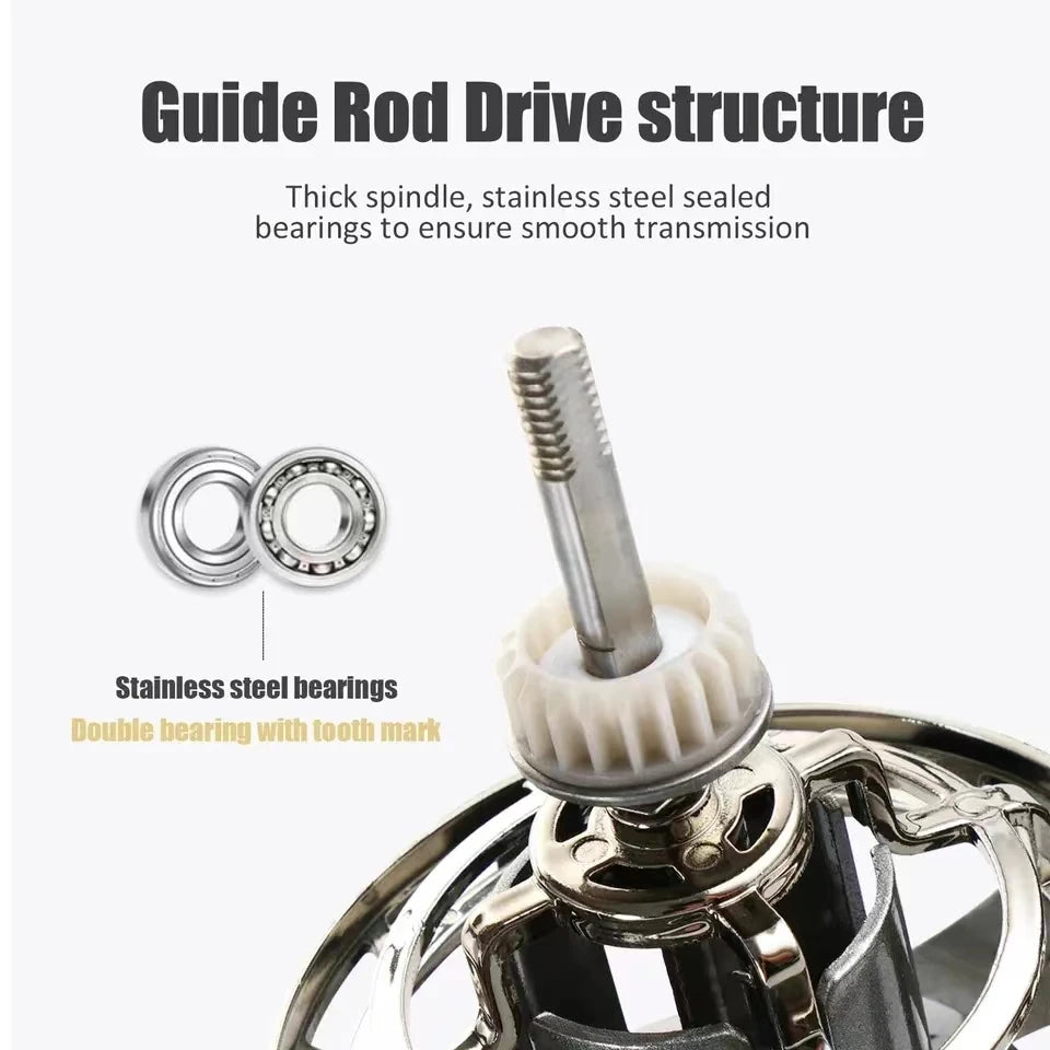 Stainless Steel Bearing Spinning Fishing Reel  Drag