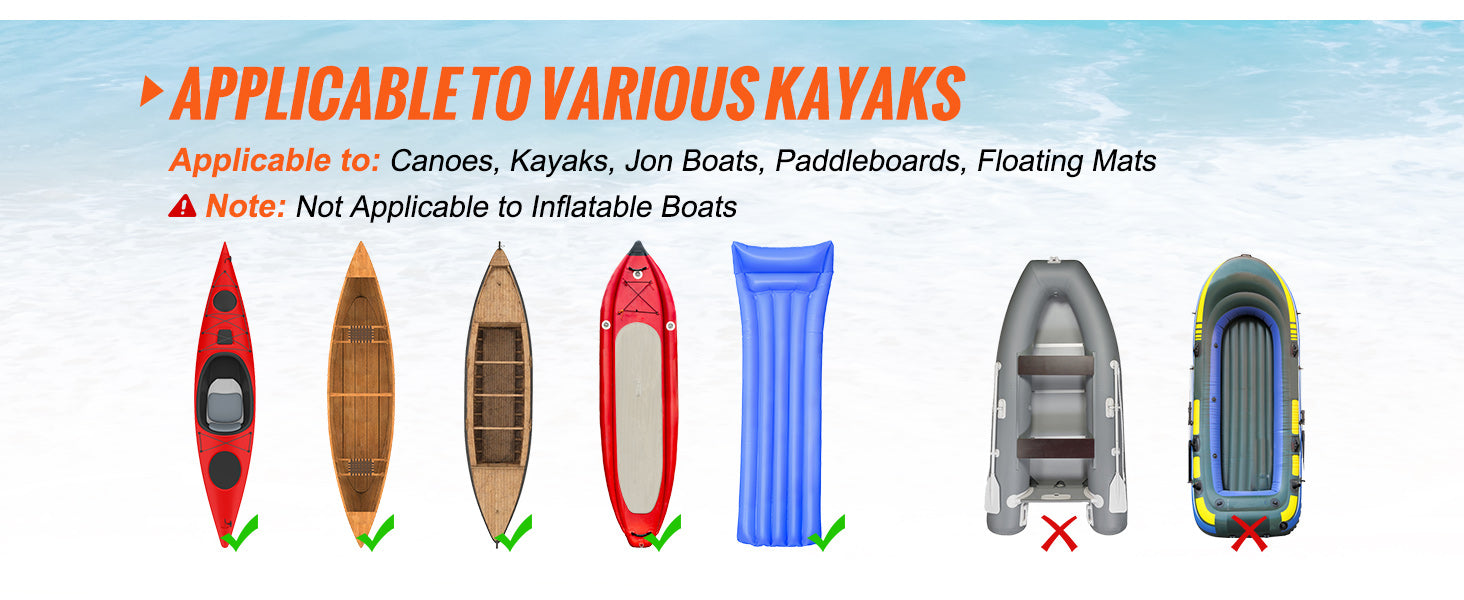 Detachable Kayak Trolley Cart